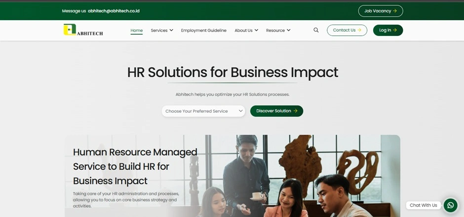 Landing-Page-HR-Solutions-Company-Abhitech
