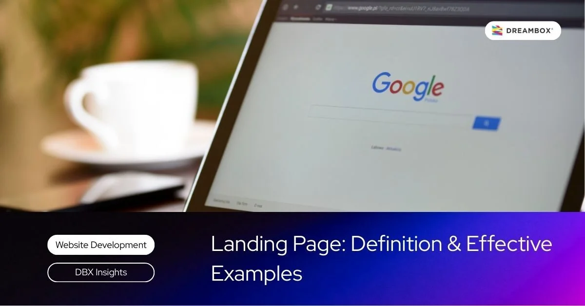 landing page